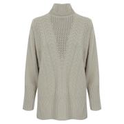 Kashmir Silke Uld V-Hals Sweater