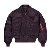 Heritage Plum Bomber Jakke