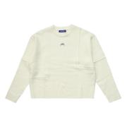 Beige Strikvarer Konstruer Sweater