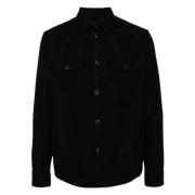 Casual Sort Uld Overshirt