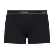 Sort Bomuld Boxershorts med Logo