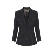 Uld Blazer Enkeltknap Revers