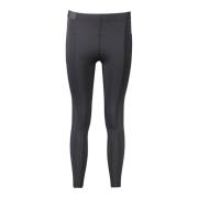 Sporty leggings med kontrastdetaljer