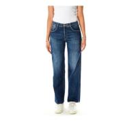 Højtaljede Straight Fit Jeans