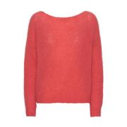 Batik-inspireret Carly Pullover i  Red