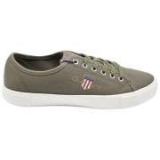 Sneakers i Ivy Green Cotton Twill