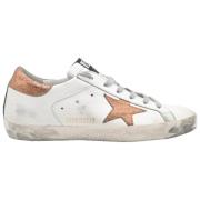 Hvide Bronze Glitter Stjernesneakers