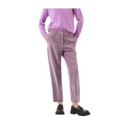 Elegante Velvet Slim Fit Ankelbukser