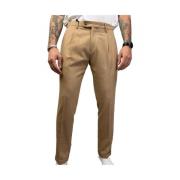 Beige Wool Pantalone