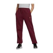 Bordeaux Sporty Sweatpants Klassisk Pasform