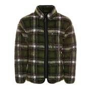 Plaid Sherpa Jakke