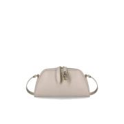 Vanilla Mini Crossbody Taske med Glossy Finish