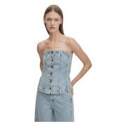 Troyes Blå Denim Tank