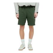 Franske Terry Shorts Bomuld Elastisk Talje