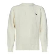 Klassisk Hvid Crewneck Sweater AW24