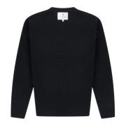 Blød lammeuld rund hals sweater