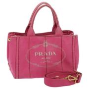 Pre-owned Canvas prada-tasker