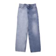 Højtaljet Denim Jeans Two Face