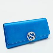 Pre-owned Satin clutches