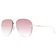 Rosaguld Aviator Solbriller Gradient Linse