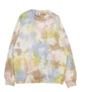 Tie-Dye Crewneck Sweatshirt Letvægts Fleece