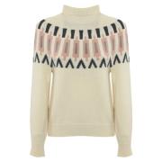 Kashmir Geometrisk Sweater