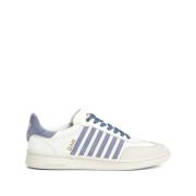 Suede Panel Lace-Up Sneakers