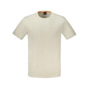 Beige Bomuld T-shirt