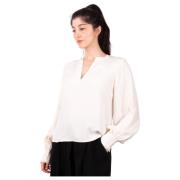 Greta creme Bluse