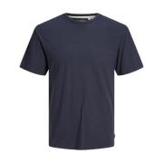 Blød Linned T-shirt Solid