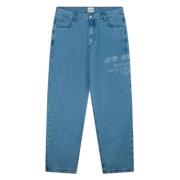 Blomstret Denim Bukser