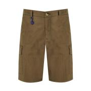 Militærgrønne Cargo Bermuda Shorts