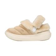 Beige Chestnut Suede/Nylon Sneakers