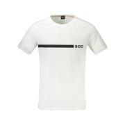 Hvid Bomuld T-Shirt