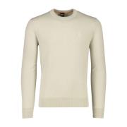 Beige Rund Hals Sweater