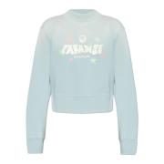 Sweatshirt med logo