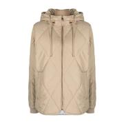 Beige Puffer & Down Jakke