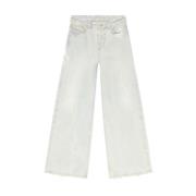 Vintage Wide Leg Cropped Jeans