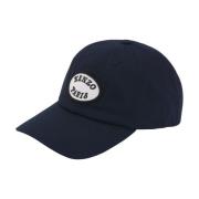 Blå Broderet Logo Navy Hat