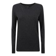 Antracit Bomuld Cashmere T-shirts og Polos