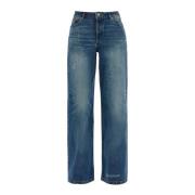 Indigo Straight Leg Ankel Jeans