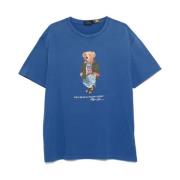 Broderet 'Polo Bear' Bomuld T-shirt