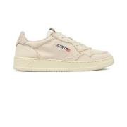 Ivory Bomuld Sneakers med Håndlavet Vasket Finish