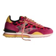 Pink Lady Læder Sneakers Memory-Foam