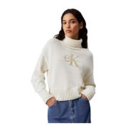 Højhalset sweater