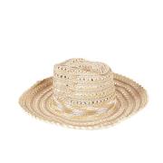 Raffia Sombrero Hat - Beige