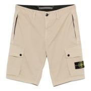 Cargo Bermuda Shorts Beige