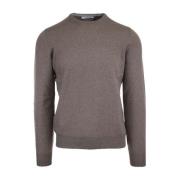 Dove Grey Crewneck Sweater Slim Fit