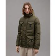 Khaki Puffer Jacket