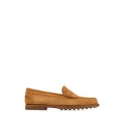 Stilfulde Camel Suede Loafers